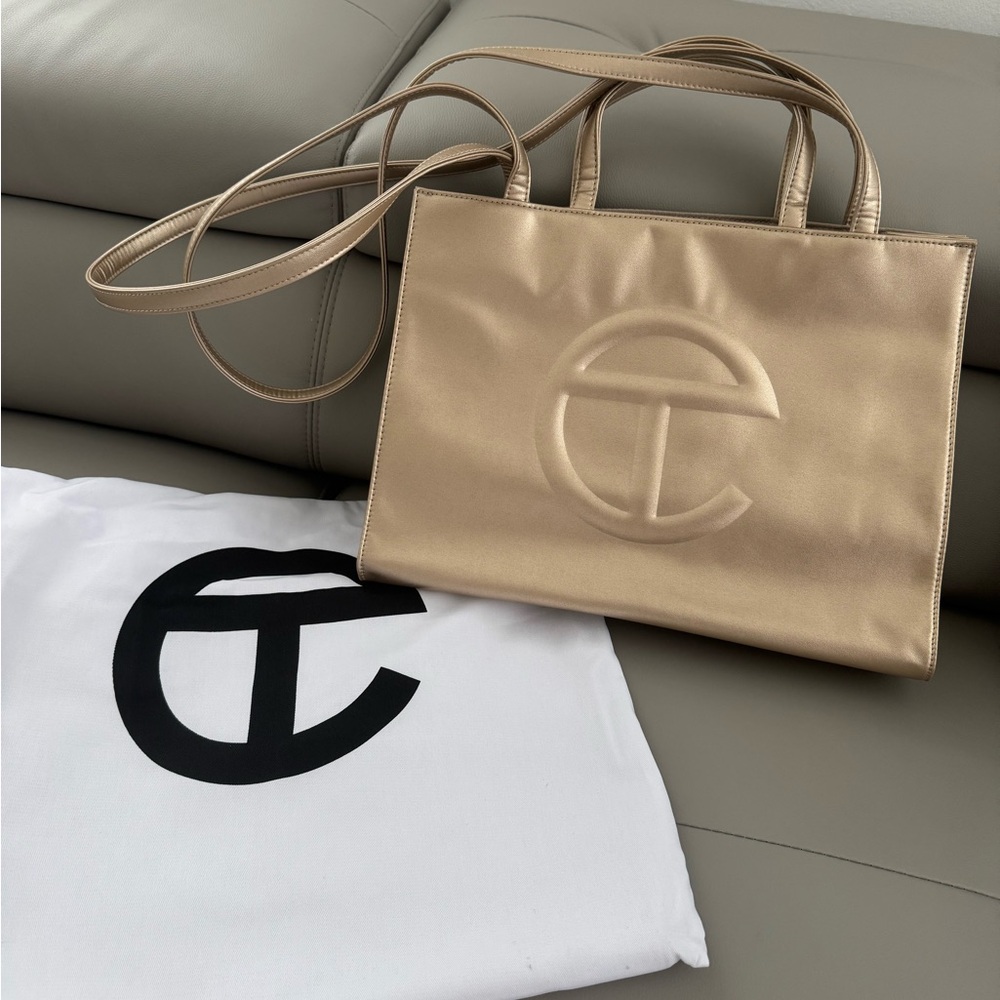 Telfar Shopping Bag Medium – Gold (Limited Edition)